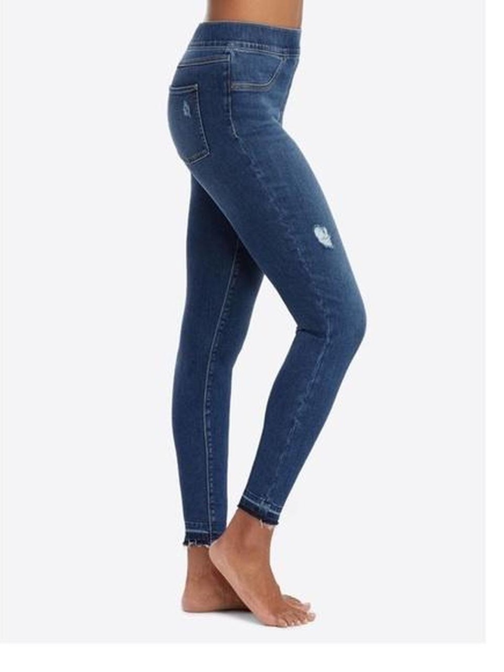 NWT Spanx Distressed Skinny Jeans size Large